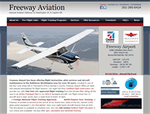 Tablet Screenshot of freewayaviation.com